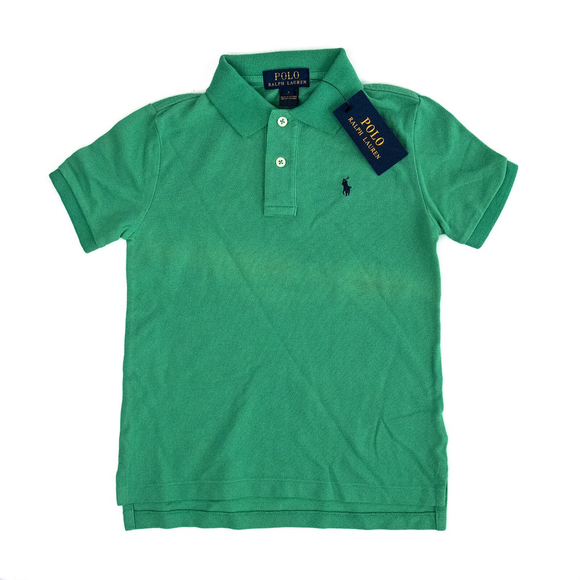 Polo Ralph Lauren Other - NWT Polo Ralph Lauren Little Boys Mesh Polo Shirt Green | Pony Navy $49 - Size 7